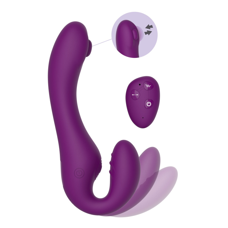 Xocoon Stimulateur de point G Strapless Strap-On 13 x 3.5cm Violet
